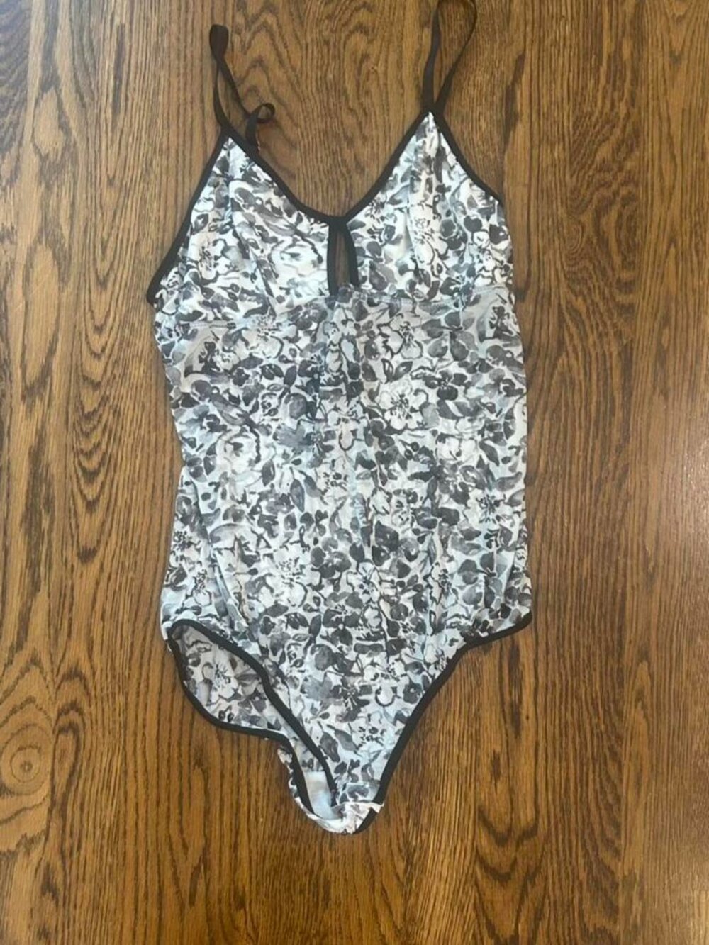 Super cute contemporary coquette / romantic style sheer mesh bodysuit from Mar